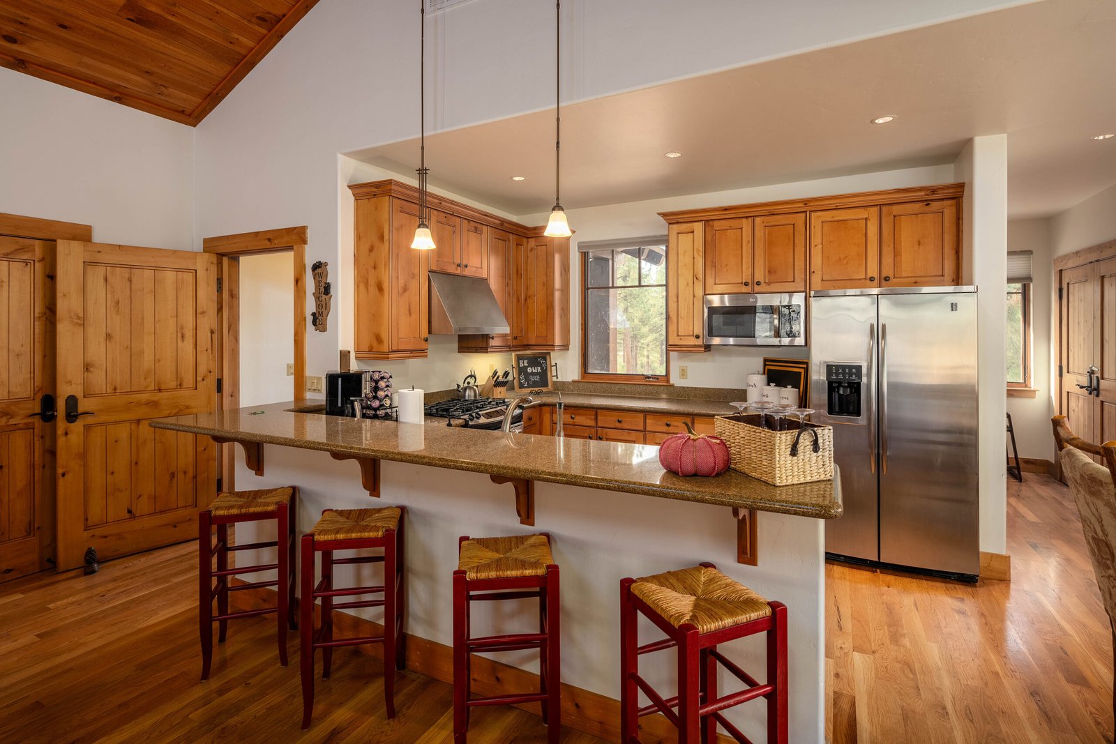 kitchen of vacation rental at Grizzly Ranch Golf Club