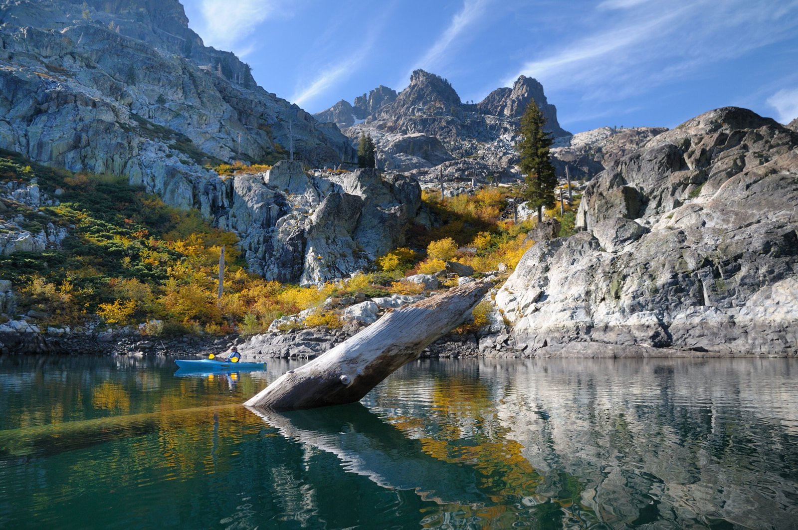 Mountain lake in the Lost Sierra